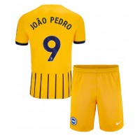 Echipament fotbal Brighton Joao Pedro #9 Tricou Deplasare 2024-25 pentru copii maneca scurta (+ Pantaloni scurti)